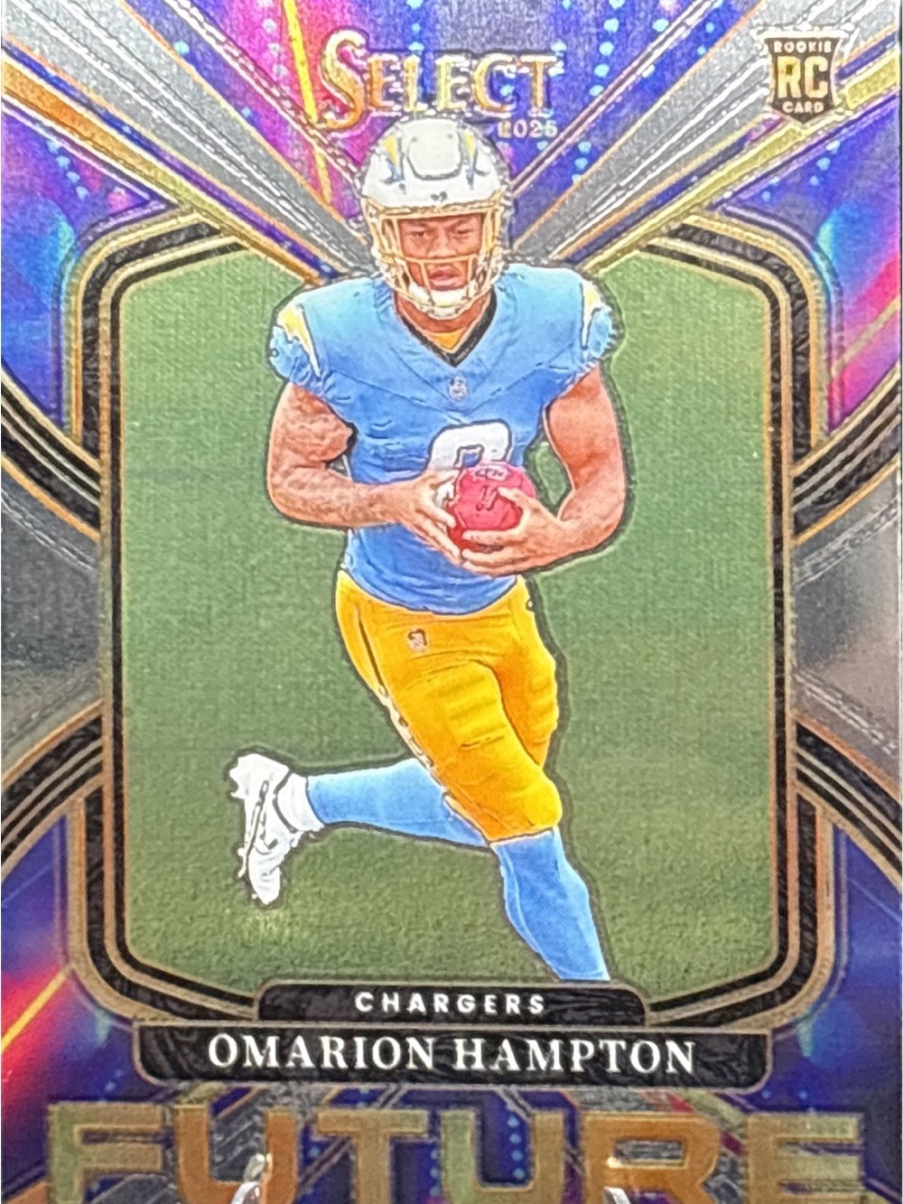 Panini Omarion Hampton Rookie Chargers Football Card - Future